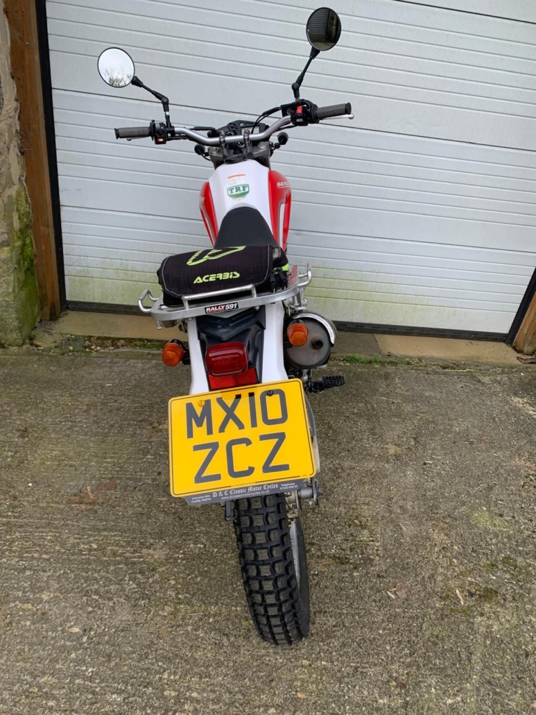 3-Yamaha serow 250 red and white