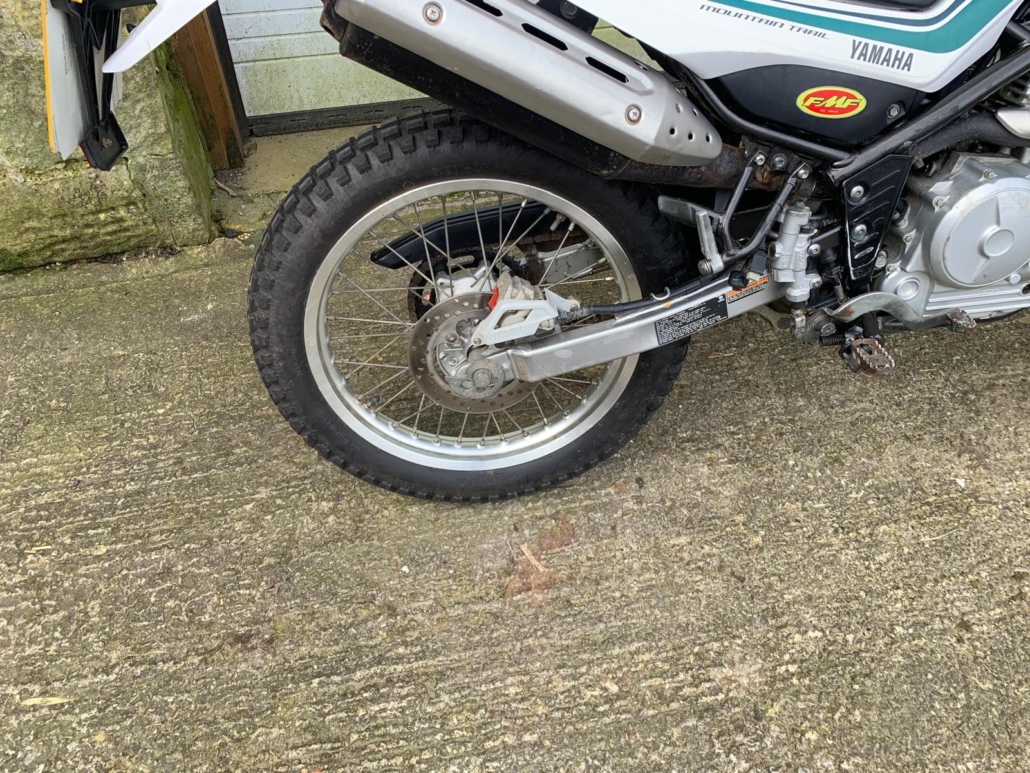 4-2010 Yamaha Serow XT250 in White and Green