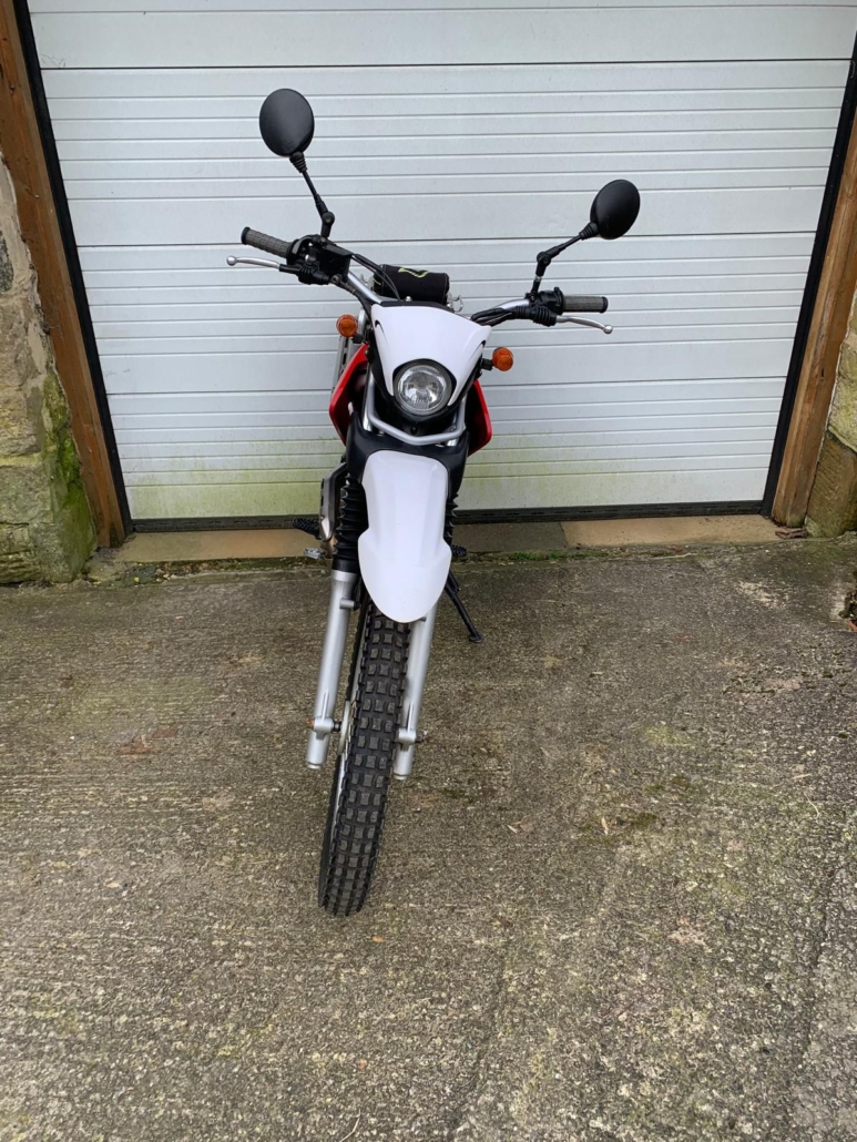 6-Yamaha serow 250 red and white