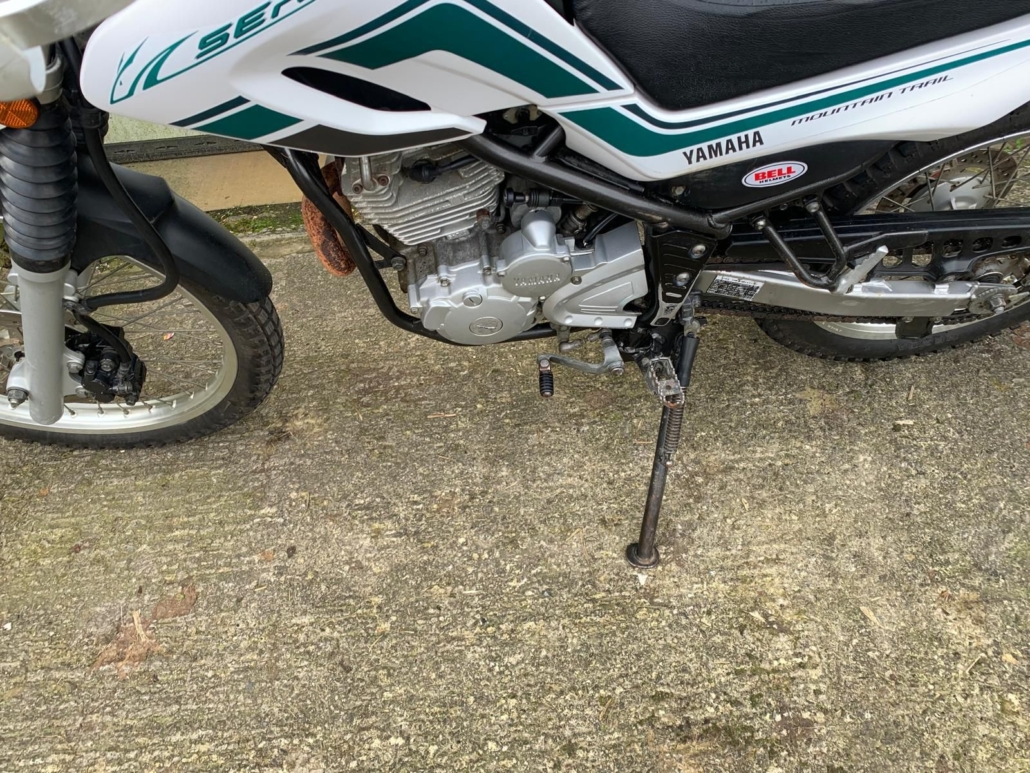 7-2010 Yamaha Serow XT250 in White and Green