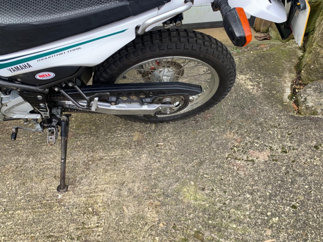 8-2010 Yamaha Serow XT250 in White and Green